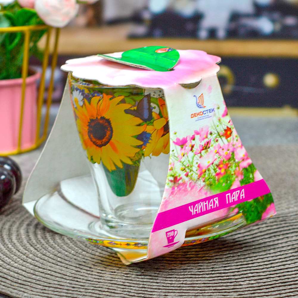 Чайная пара "Подсолнухи"