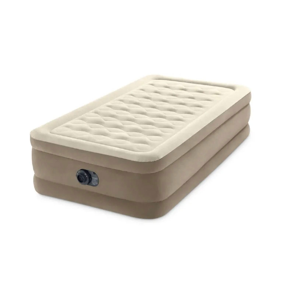 Кровать надувная Intex Ultra Plush, 99х191х46см, со встроенным насосом 220-240V