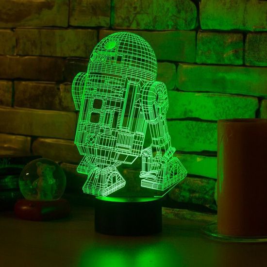 3D светильник R2 D2