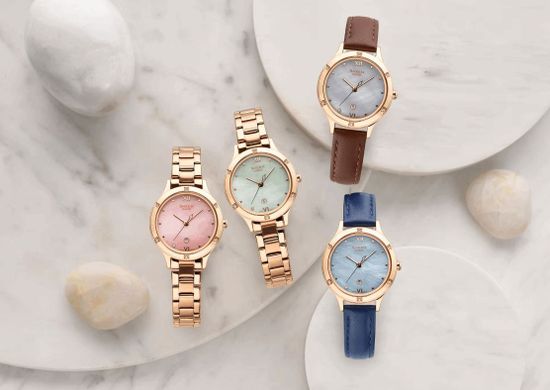 Женские часы японского бренда Casio  модель SHE-4546PG-3A