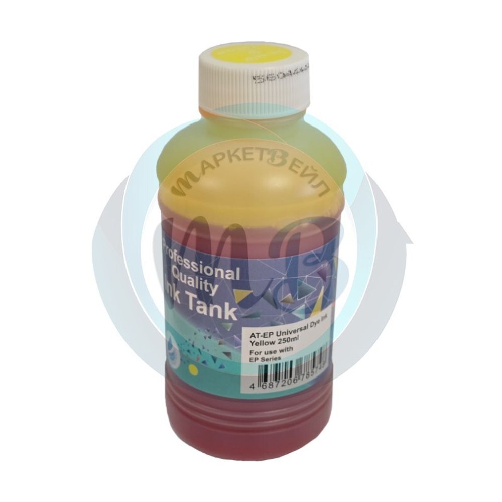 Чернила AQ для Epson Универсальные (Dye, 250ml) yellow