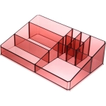 Органайзер для хранения «САНТОРИЯ», цвет винный, 9 отделений, 21,1*9*32см (коробка)