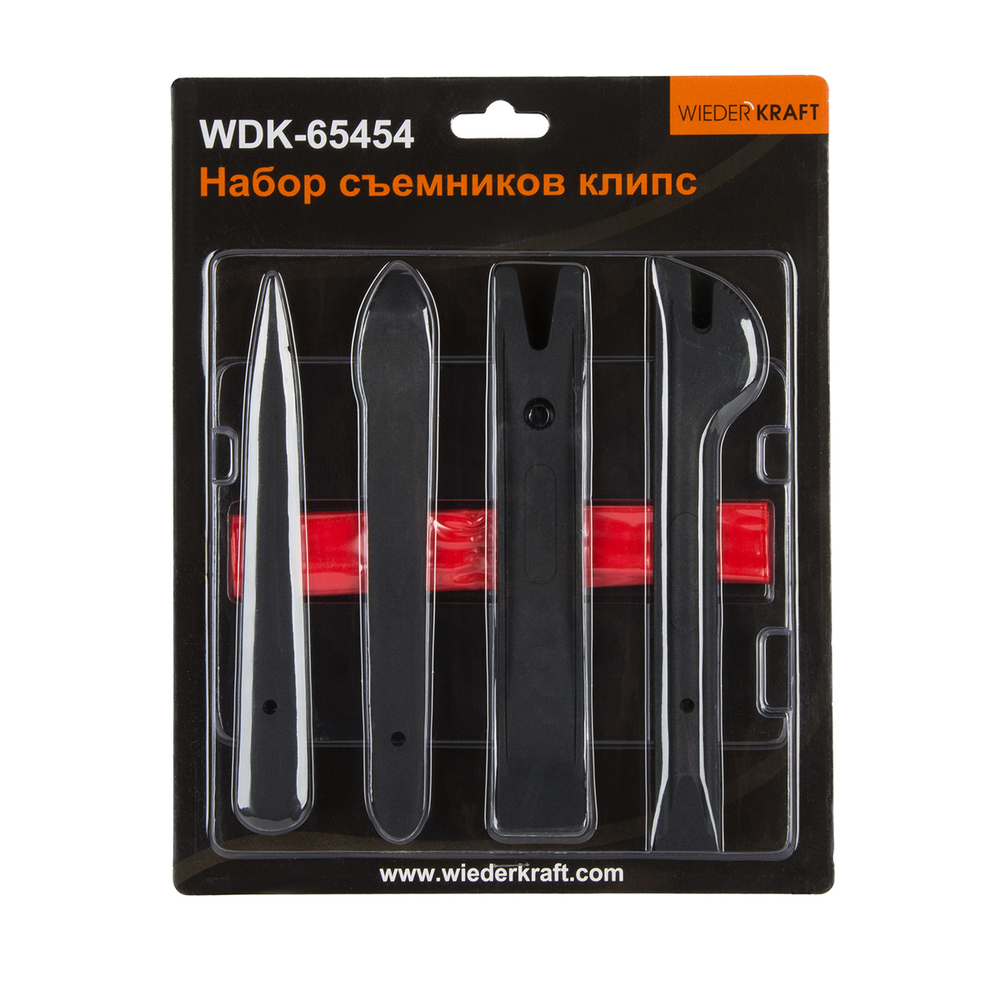 WDK-65454 Набор съемников для панелей интерьера автомобиля, 4 предмета