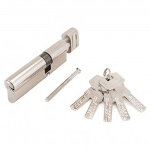 Механизм цилиндровый Стандарт F-02 85 CP 5кл хром перф.кл/верт.  (30В*10*45) / 11313