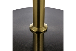 Кофейный столик Solid диам.40см x 58см, чёрный, металл