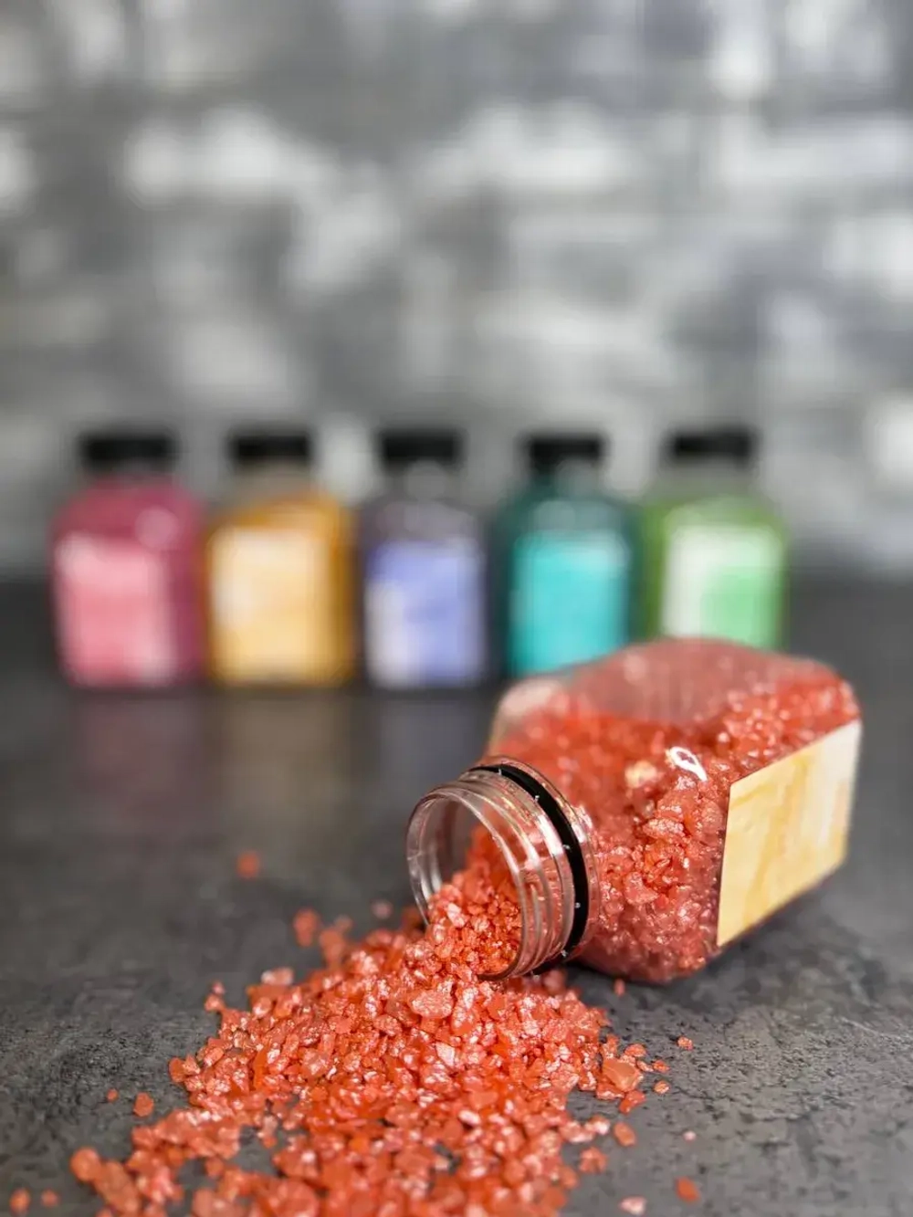 Набор подарочный морская соль для ванны с шиммером