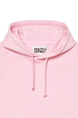 ZARA X BENITO ANTONIO ТОЛСТОВКА С КАПЮШОНОМ УКОРОЧЕННОГО КРОЯ, РОЗОВЫЙ