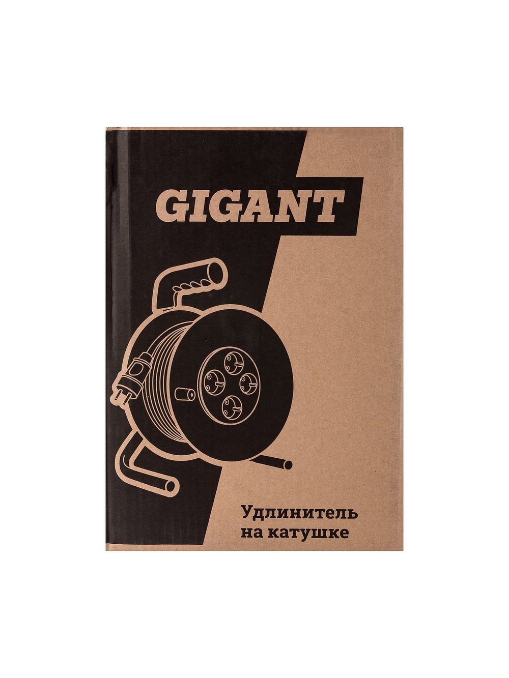 Удлинитель Gigant ПВС 2x1,5 30м на катушке 80070