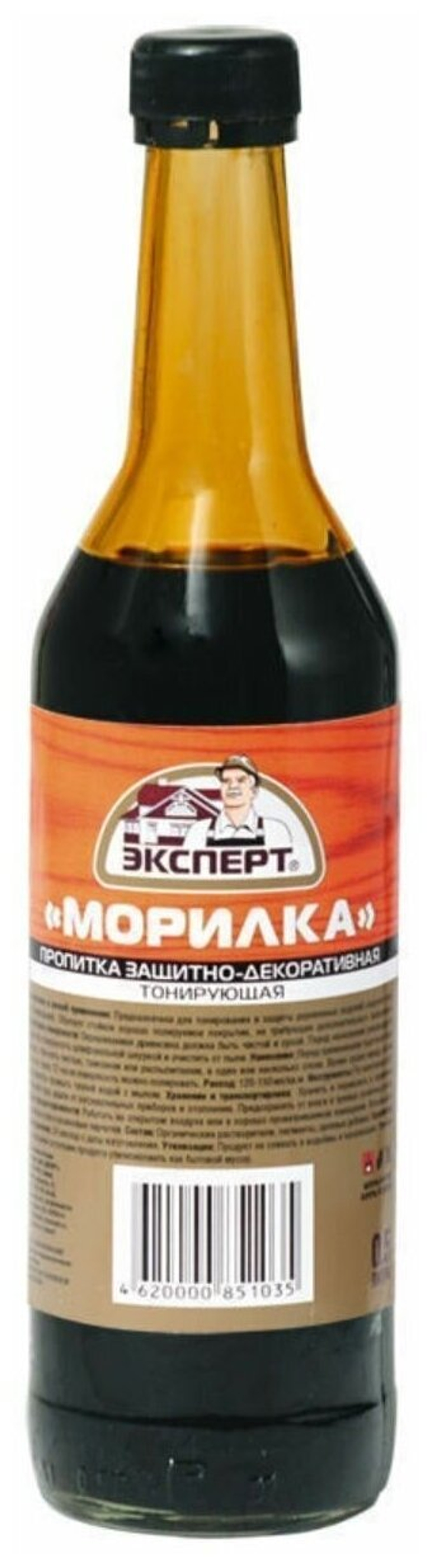 МОРИЛКА ЭКСПЕРТ ПРОПИТКА ЗАЩИТНО-ДЕКОРАТИВНАЯ КР/ДЕРЕВО 0,5Л
