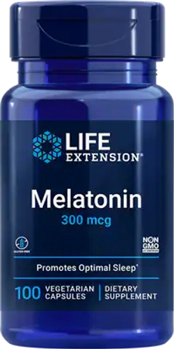 Melatonin 300 мкг 100 капсул Life Extension