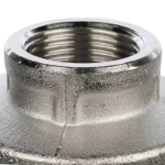 Муфта редукционная STOUT SFT 0006 - 1"1/2 x 1/2" (для стальных труб, латунь никелированная)