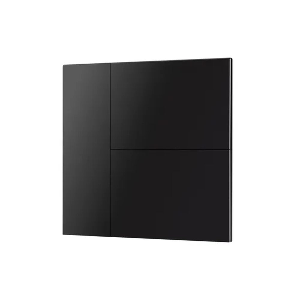 INTELLIGENT ARLIGHT Накладка панели KNX-23-3G-SUF Black (Backlightless) (IARL, IP20 Металл, 2 года) 052876