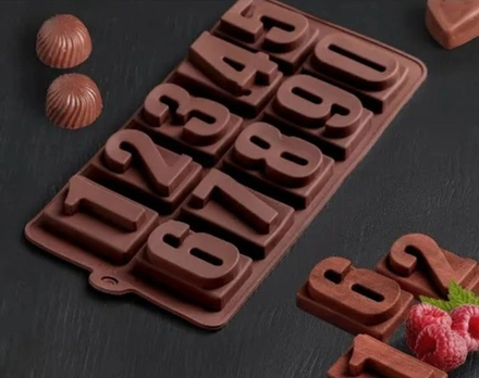Форма силиконовая "Цифры"