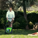 Аккумуляторная газонокосилка Greenworks G40LM35K5 40В (1 x 5 Ач, Быстрое ЗУ) нож 35 см, 2501907U5F