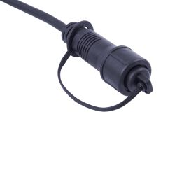 UCX-F90 S2-0.4M-BK Провод-разветвитель для гирлянд серии F90PRO. 0.4м. 2 выхода. Статика-мерцание. IP67. Черный. ТМ Uniel