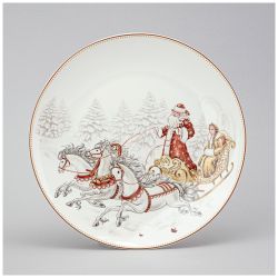 ТАРЕЛКА ЗАКУСОЧНАЯ LEFARD "МОРОЗКО" 20,5 СМ (КОР=18ШТ.)