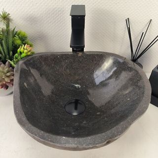 Раковина из речного камня от 30см до 39см шириной