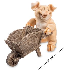 Sealmark GG-4732-MB Фигура-кашпо «Садовник Хрюшкин»