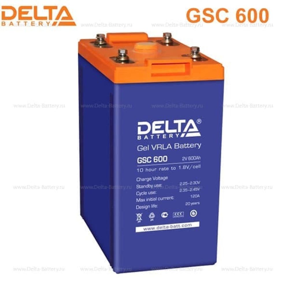 Аккумуляторная батарея Delta GSC 600 (2V / 600Ah)