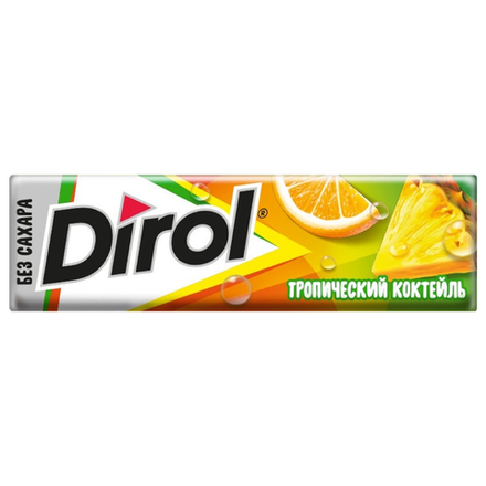 Жевательная резинка Dirol Тропический коктейль 13,6гр
