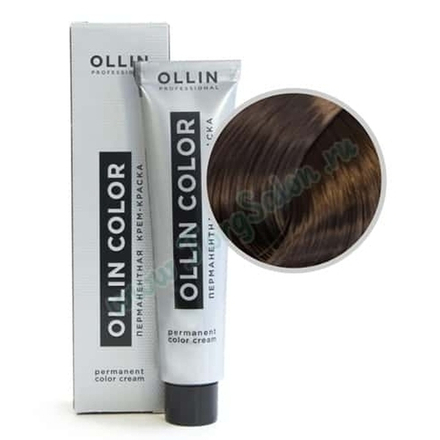 Крем краска для волос перманентная Ollin Color «Темно-русый глубокий» 6/00