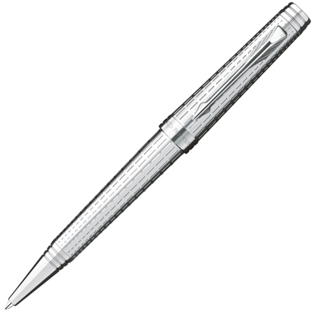Шариковая ручка Parker Premier, цвет - серебро