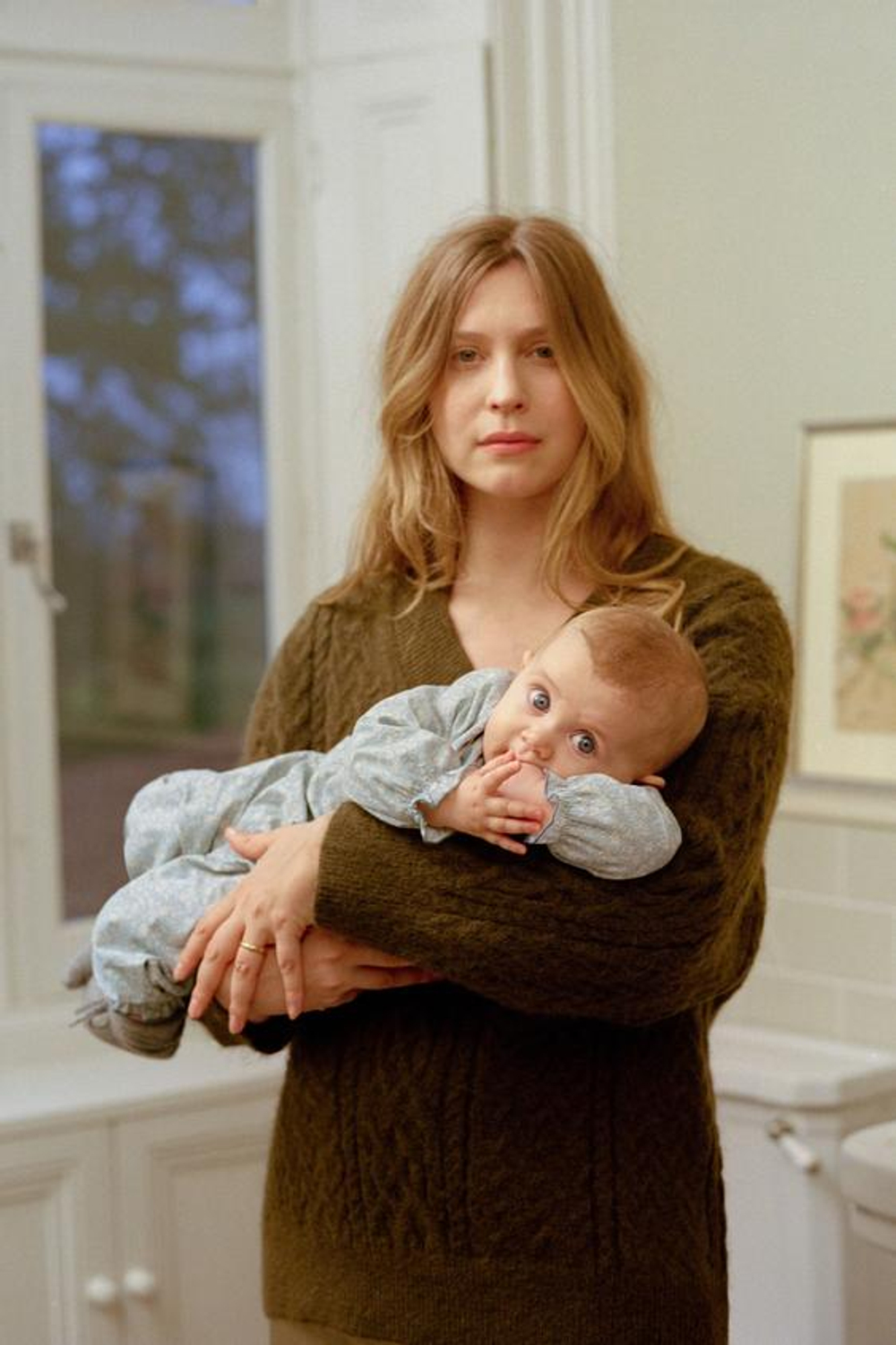 ZARA РУБАШКА С ЦВЕТОЧНЫМ ПРИНТОМ, ГОЛУБОЙ