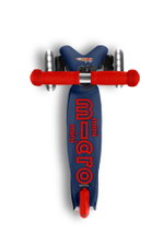 Самокат Mini Micro Deluxe LED Темно-синий