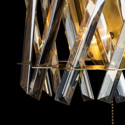 Citilux Ингвар CL334423 Бра хрустальное с выключателем Бронза