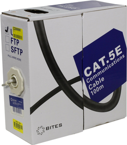 Витая пара 5bites Кабель UT5725-100A витая пара UTP / STRANDED / 5E / 24AWG / CCA / PVC / 100M