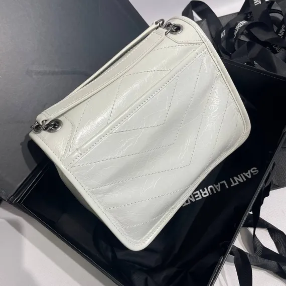 Сумка на плечо Saint Laurent Niki белый