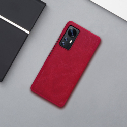 Кожаный чехол-книжка Nillkin Leather Qin для Xiaomi Mi 12/12X