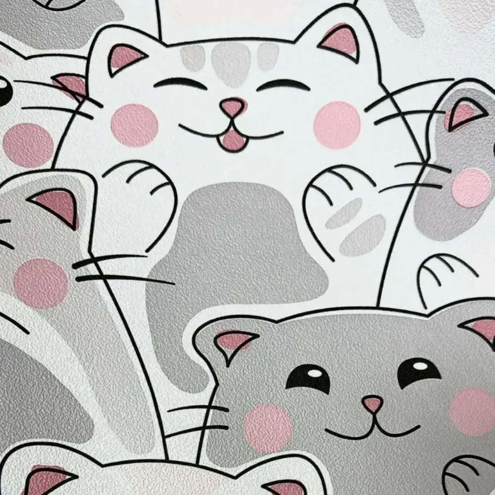 Обои Милые Котики 1120-017 бумажные 0,53х10 м.