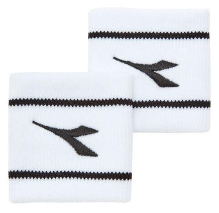 Теннисные напульсники Diadora Wide Logo - White