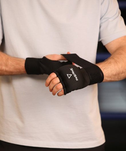 Перчатки внутренние для бокса DASH, полиэстер/спандекс, черный