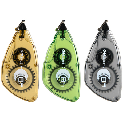 Корректирующий роллер DELI "Cover up", 5 мм х 8 м, ассорти