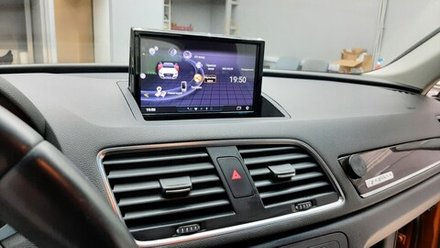 Магнитола для Audi Q3 2011-2019 (без MMI) - Radiola RDL-9601 монитор 8" на Android 12, 8Гб+128Гб, CarPlay, 4G SIM-слот