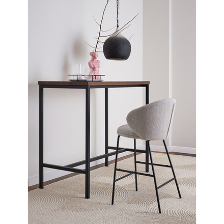 Стул полубарный Bergenson Bjorn Comfy, рогожка, топленое молоко