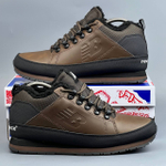 Кроссовки NB 754 на меху #403 (корич.)