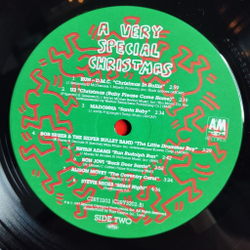 Винтажная виниловая пластинка LP Сборник A Very Special Christmas (Japan 1987) (Obi) (Sting, Madonna, Bon Jovi)