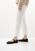 Балетки // Amanda // Chocolate // Suede