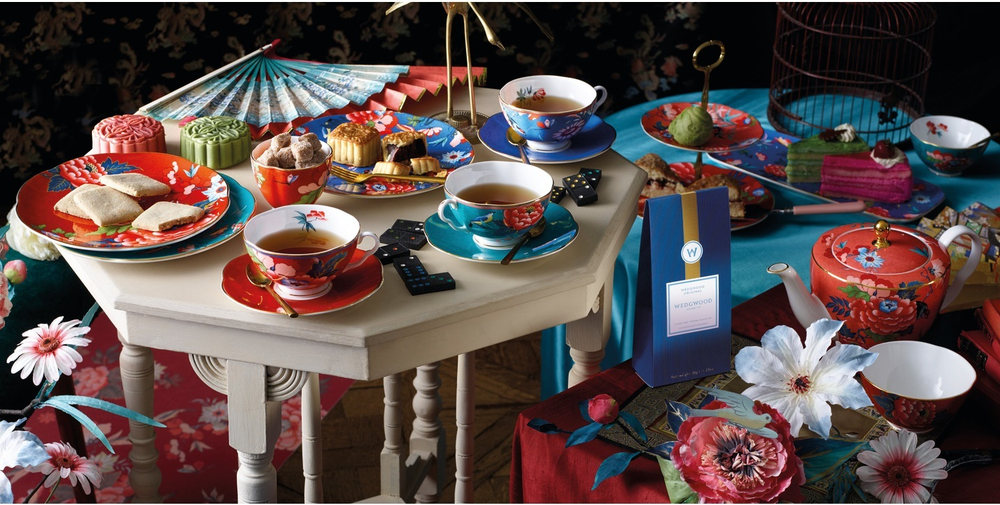 Wedgwood Чайник для чая Paeonia Blush 1 л Коралловый
