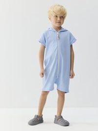 Ромпер на молнии с капюшоном "Небо"