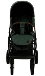 Детская коляска Roan Esso 3 в 1 с автокреслом Pituso Baesa Pro Black,Beige Canopy ESS113/1 Dark Green/Black