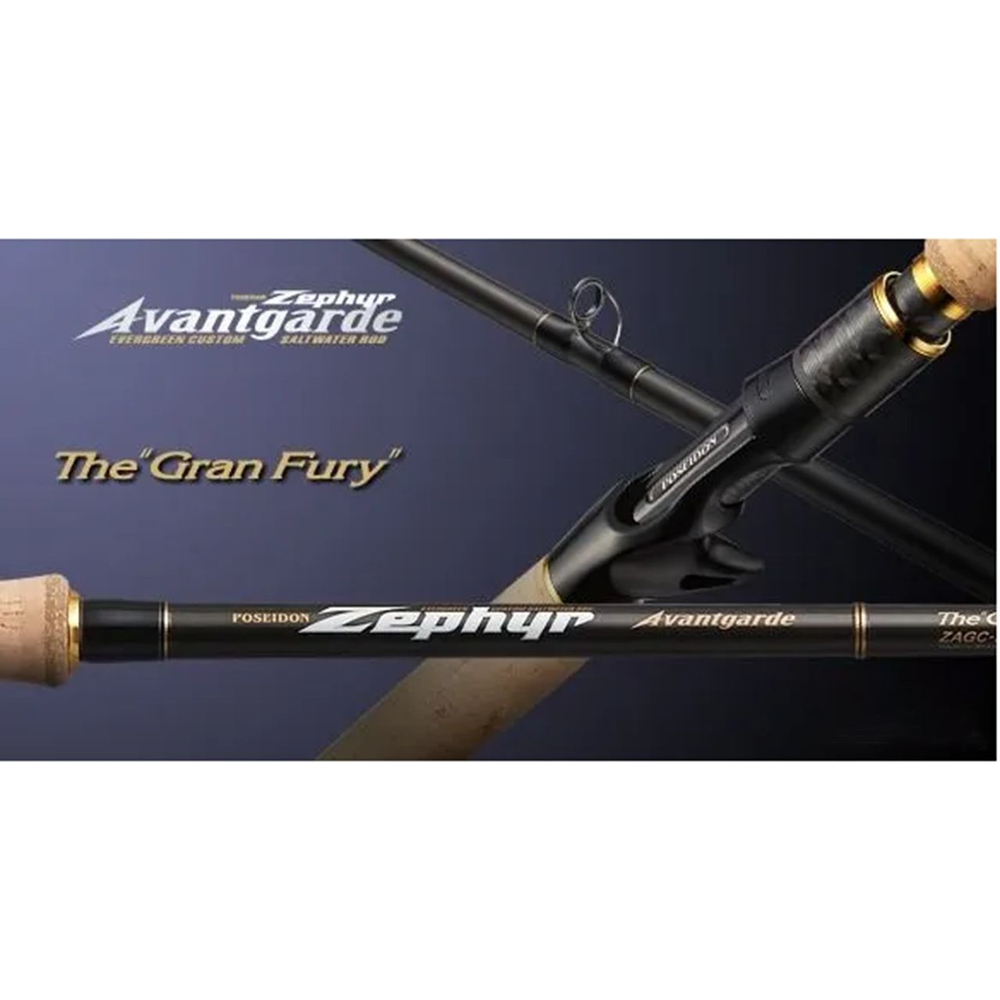 Удилище кастинговое EverGreen Poseidon Zephyr Advangarde ZAGC-73 20-80g , длина - 2,2m
