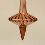 Елочная игрушка "Подвеска" (стекло), D8хН14 см цвет Коричневый