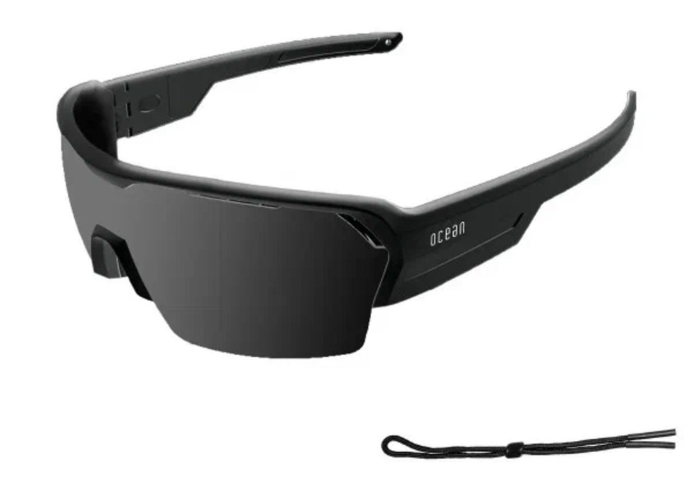 Спортивные очки с диоптриями OCEAN Race Black / Grey Polarized lenses