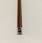 Нижний утяжелитель-отвес стальной, цвет орех