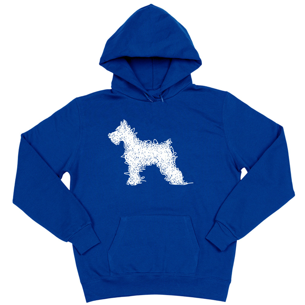 Толстовка "Шнауцер - штрихи"