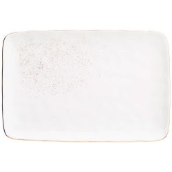 БЛЮДО ПРЯМОУГОЛЬНОЕ BRONCO "GOLD" 30*20,5*2,5 СМ (КОР=12ШТ.)